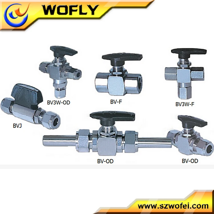 Manual Operating Three Way NPT Female Thread Male Ball Valve Stainless Steel