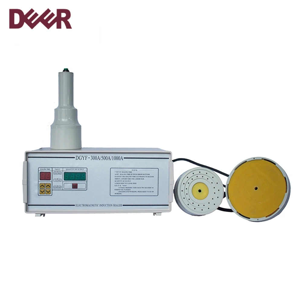 Low price and high quality heating manual induction aluminum foil sealing machine