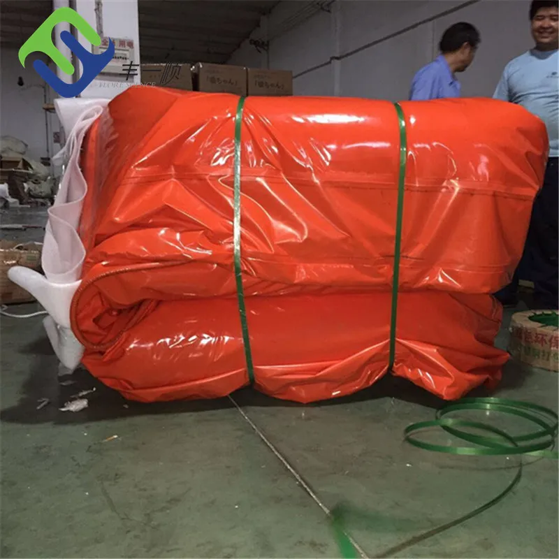 Pvc Boom Original Manufacture Floating PVC Containment Boom Silt Curtain For Ocean Use
