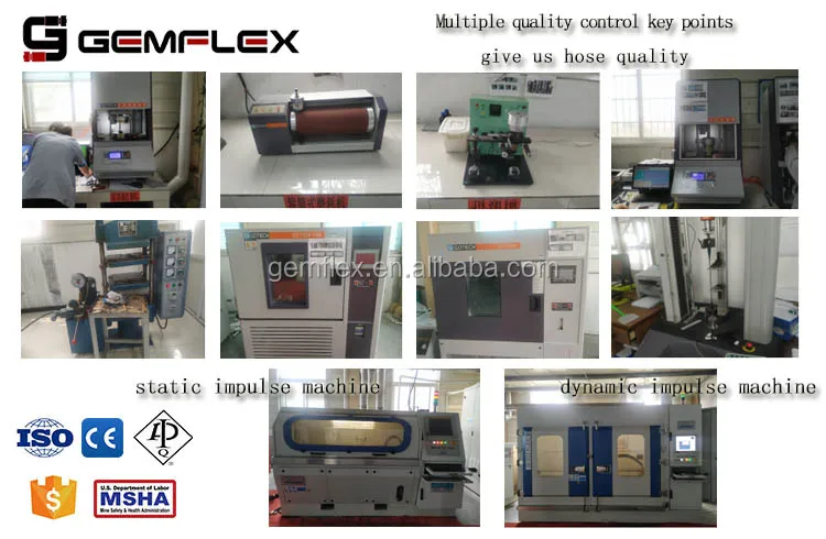 Ruber Hose Manufacturing High Pressure 1 Inch 1 1/4 Inch 4sh Hose Reinforced Rubber Hose