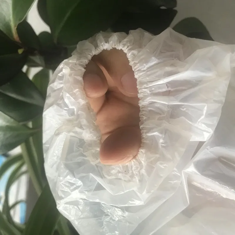 JWAS6002 Waterproof And Oil-Proof Smooth Embossed Household Disposable PE Plastic Arm Cover Sleeve for Household