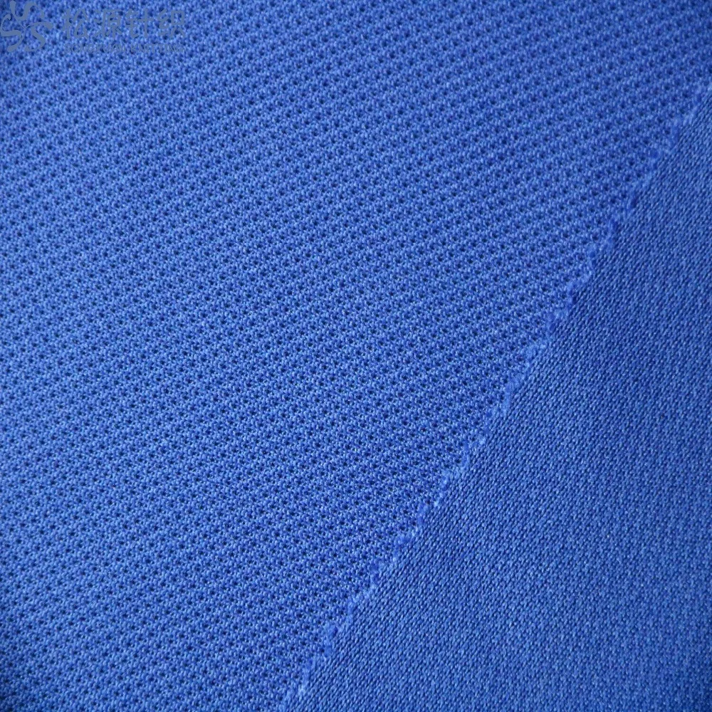100% Polyester weft knitting dry fit jersey golf polo shirt sport fabric