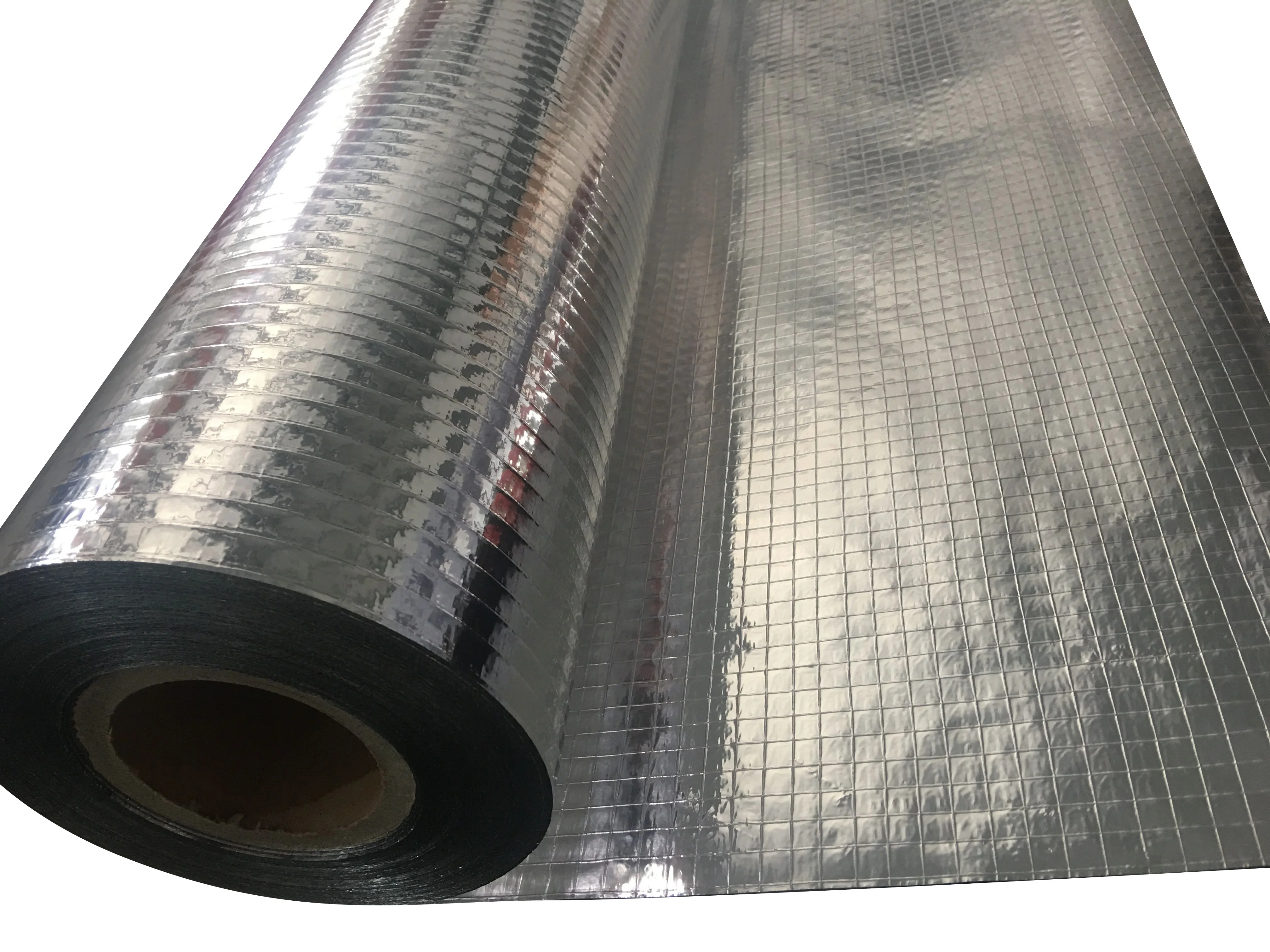 Reflecting Aluminum Radiant Barrier Attic Foil Faced Woven Fabric roof foil heat thermal insulation white solid