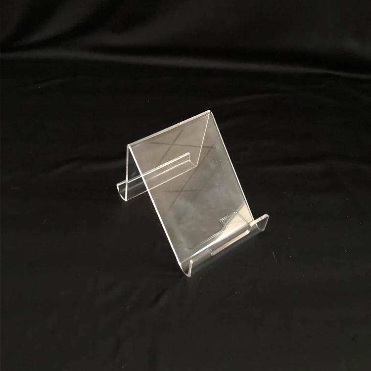 Дешевая двухсторонняя небольшая столешница прозрачная акриловая подставка для книг/акриловые подставки