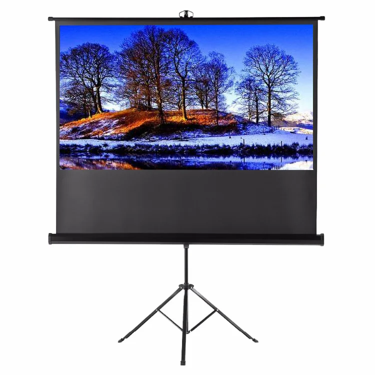 Best 100inch 120inch 150inch Portable projection screen Foldable Projector Screen with Tripod Stand
