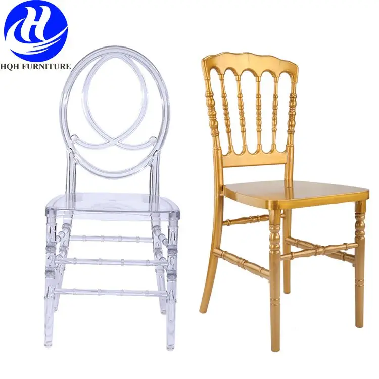 2022 Wholesale Outdoor Plastic Chairs Hotel Room Furniture Wedding Party White Tiffany Chairs For Dining