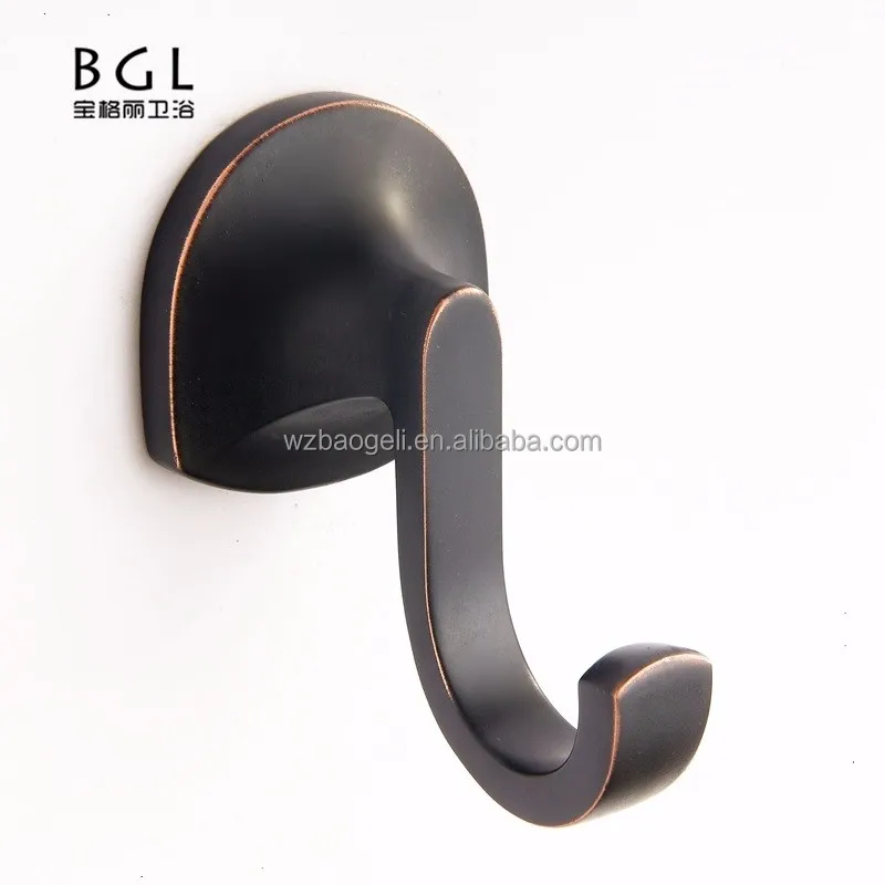 18135 Hot Chinese Products Wholesale Bathroom Accessory Set Modern American Design Bathroom Fitting Towel Rack Black