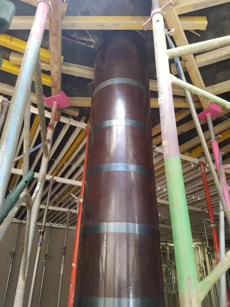 construction  airport  circular column formwork pillar