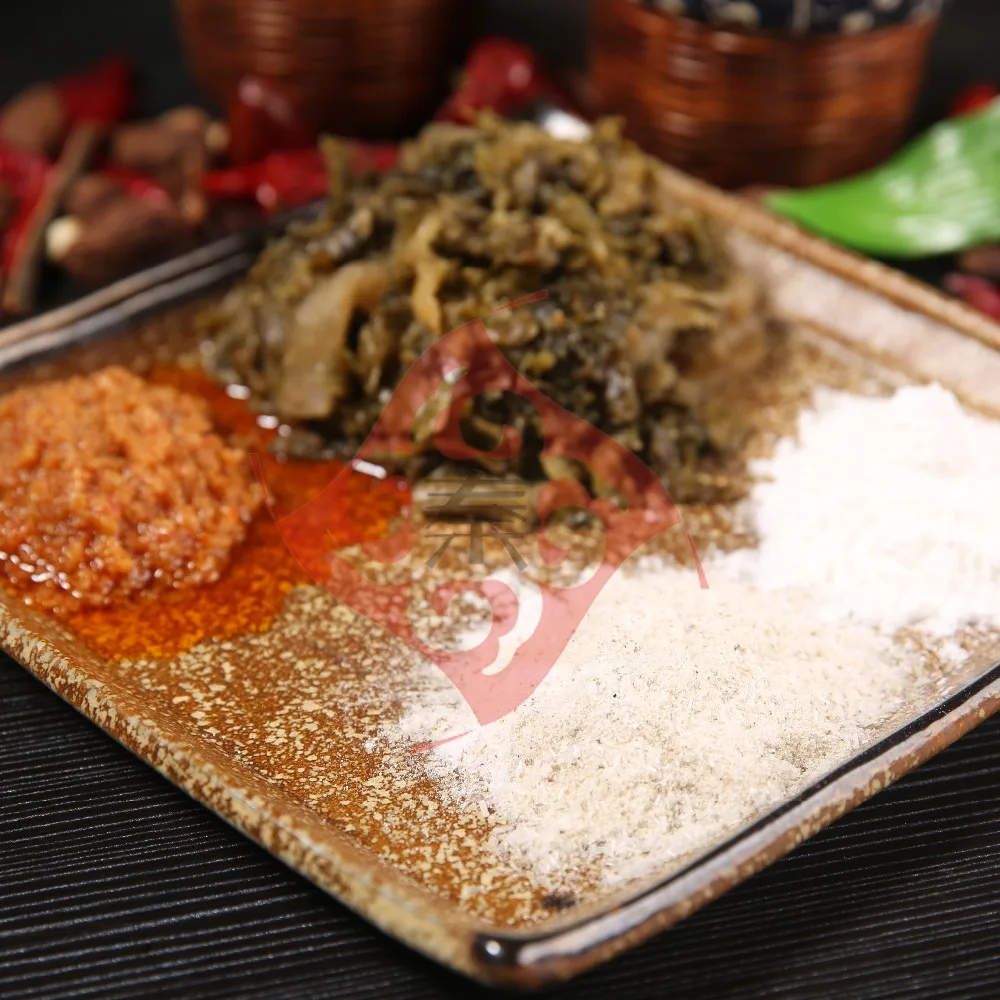 Green Paper Sauce for Boiled Fish