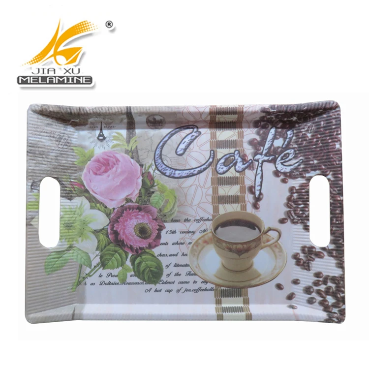 
China Manufacturer Wholesale Factory price creative new design melamine tray 
