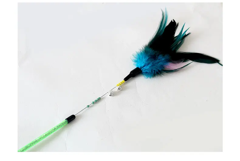 
Cat puzzle interactive pet toy feather ball spring pet supplies wholesale 