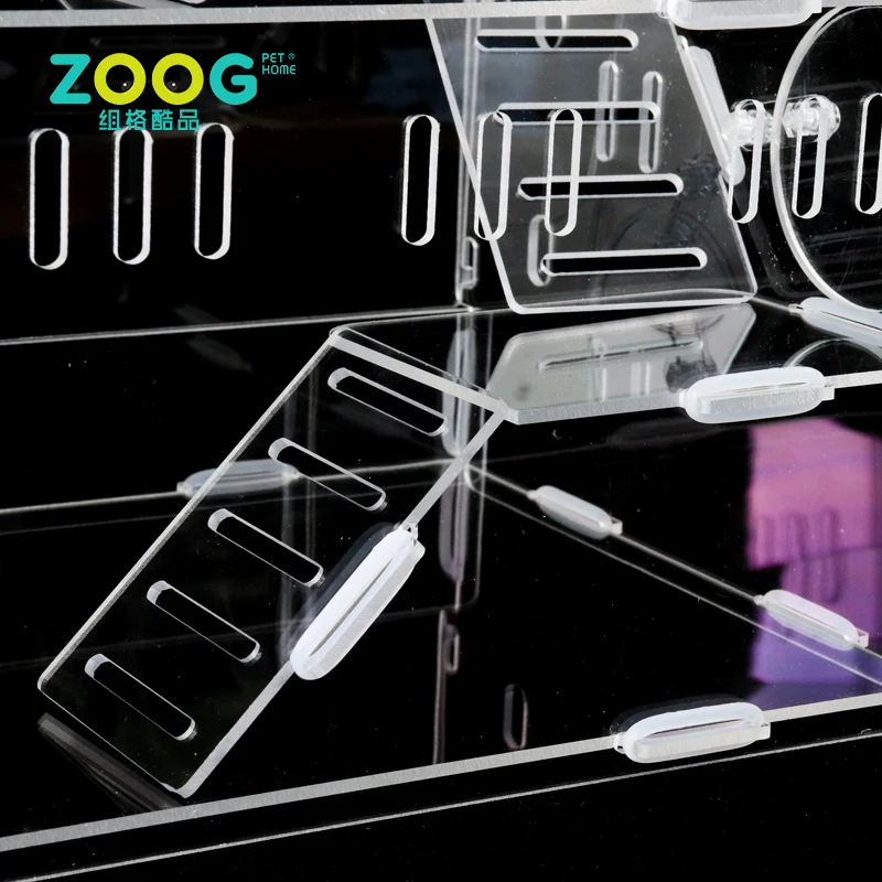 wholesale custom clear acrylic hamster cage