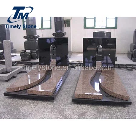 
Marble double tombstone funeral monument 