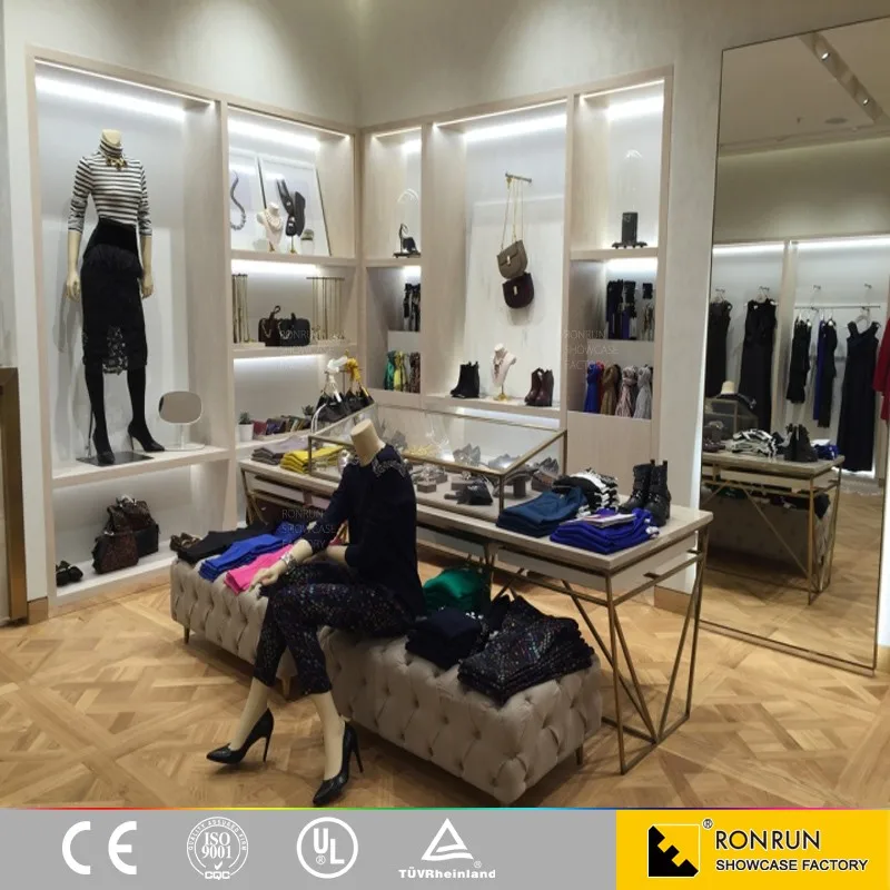 Garment Showcase Furniture Wholesale, Men Clothes Display Cabinet Clothes Display Shelves