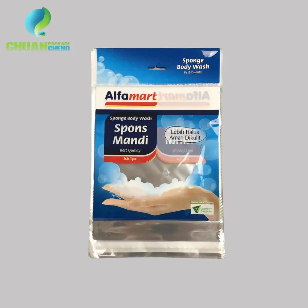 Oppbag BOPP Header Card Packaging Bag with Resealable Wholesaler Manufacturer Opp Bag Packing Printed Sealable Plastic Yiwu ODM