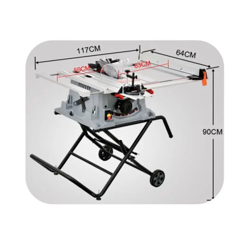 
Precision wood cutting sliding table saw machine 