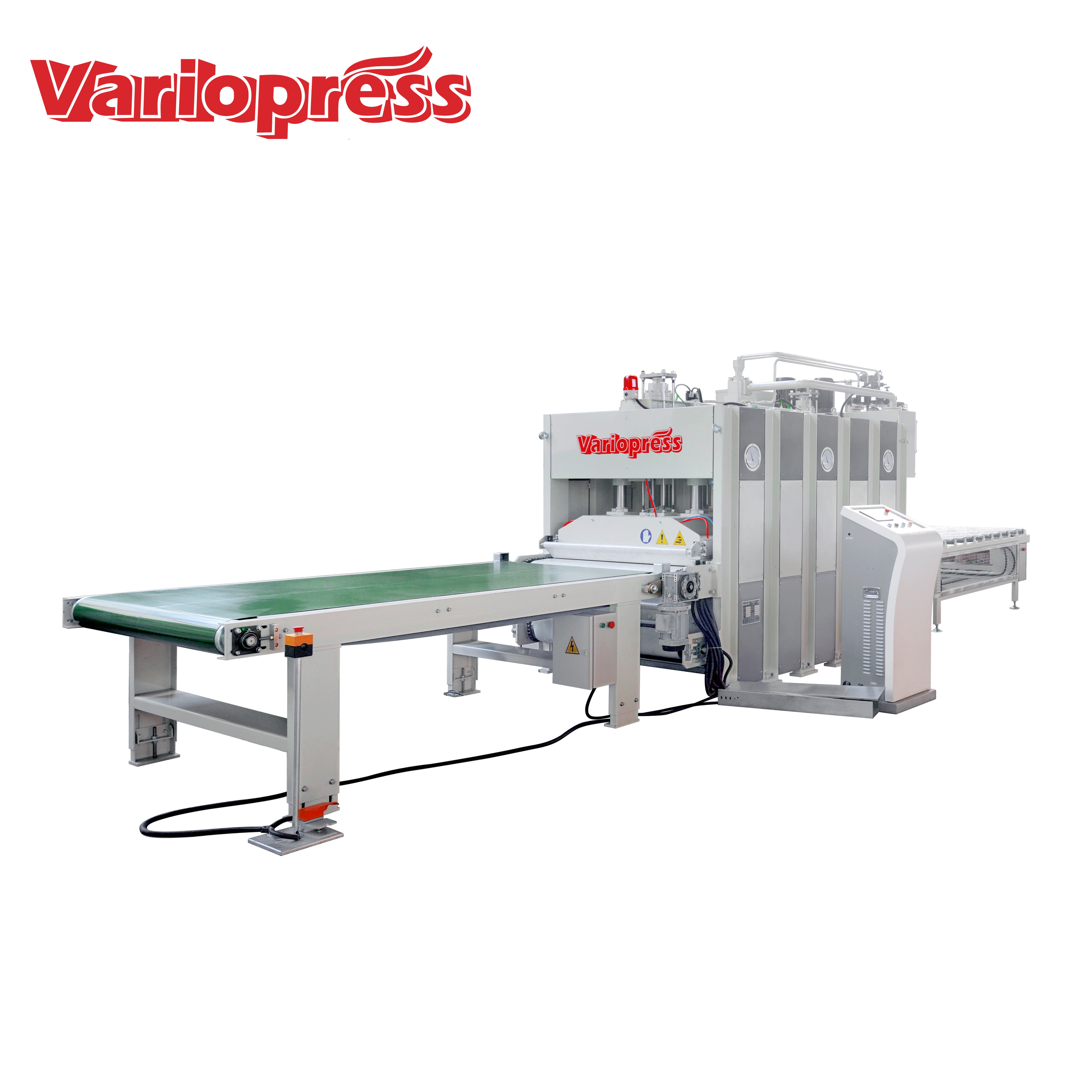 wooden door hot press machine production line