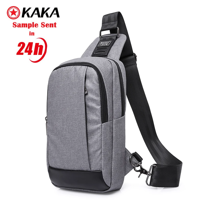 2019 best sell trendy young college boys fashion chest popular men lightweight waterproof crossbody korean sling bag