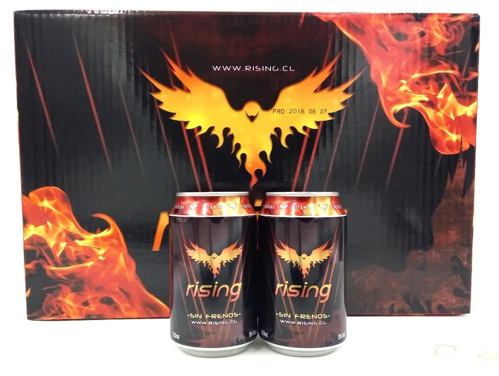 Cheap Price 330mL Sugar Free Rising Energy Drink with Carbonate