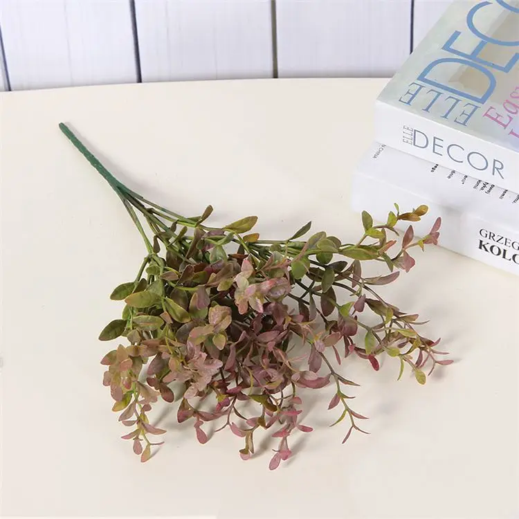 New Arrival Good Offer Green White Ficus Leaf Tree Artificial Plants Of Leaves