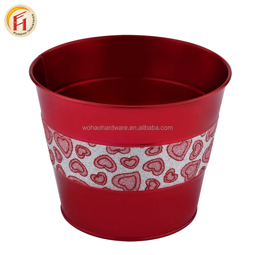 
Planting Planter metal Flower Pot Mini Garden and Sweet House for Decoration 