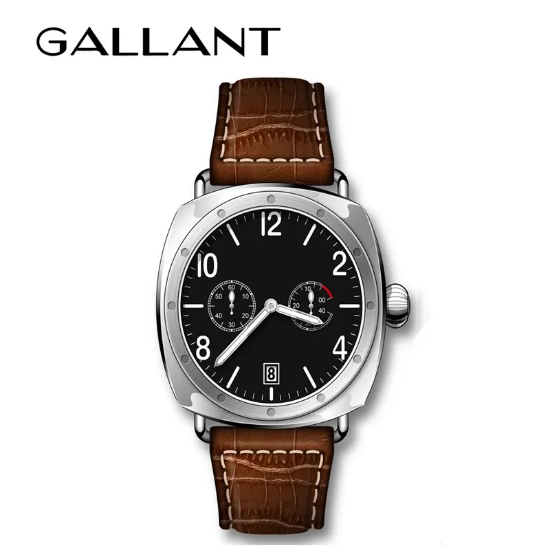 Hot sales Genuine Leather Japan Movement Wristwatch sport wrist watch