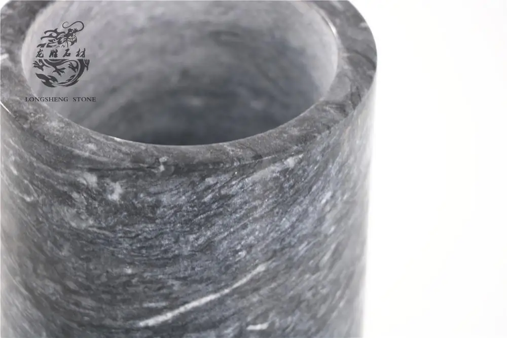 Wholesale Popular Customized Champagne Ice Bucket Stone Marble Wine Cooler Bar Accessories for Gift Decor and Beer Cooling