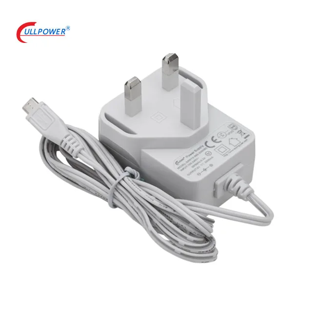 UL62368 standard Power supply 5.1V 3A power adapter with 1.5M DC cable  type C connector  charging for the testing devices