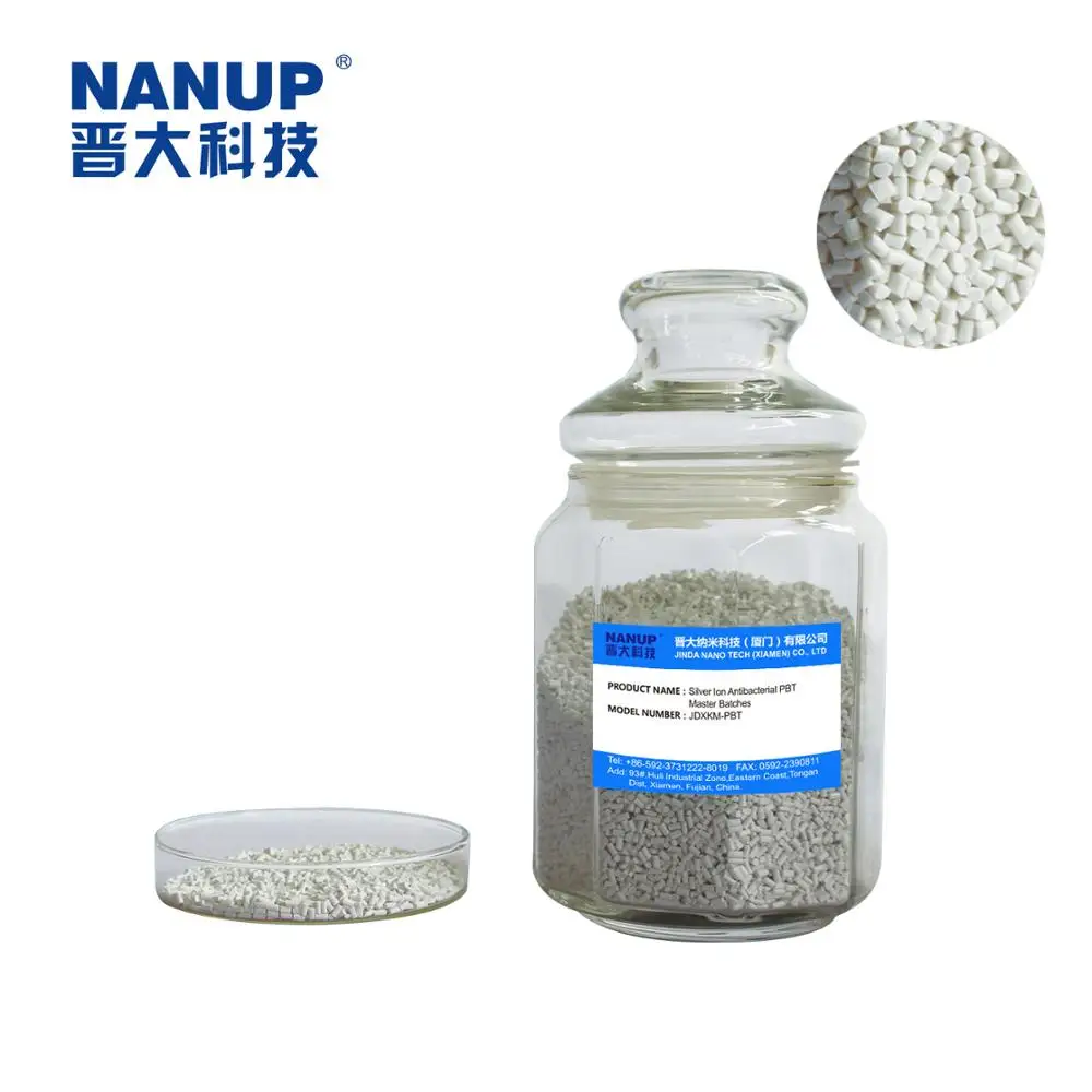 
Silver ion functional masterbatch PBT granules polypropylene antibacterial masterbatch 