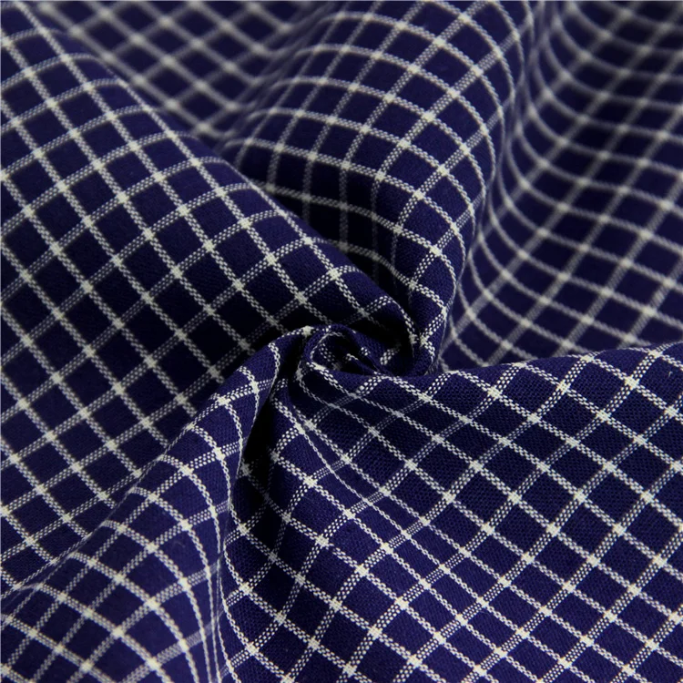 wholesale cotton linen plaid shirting fabric