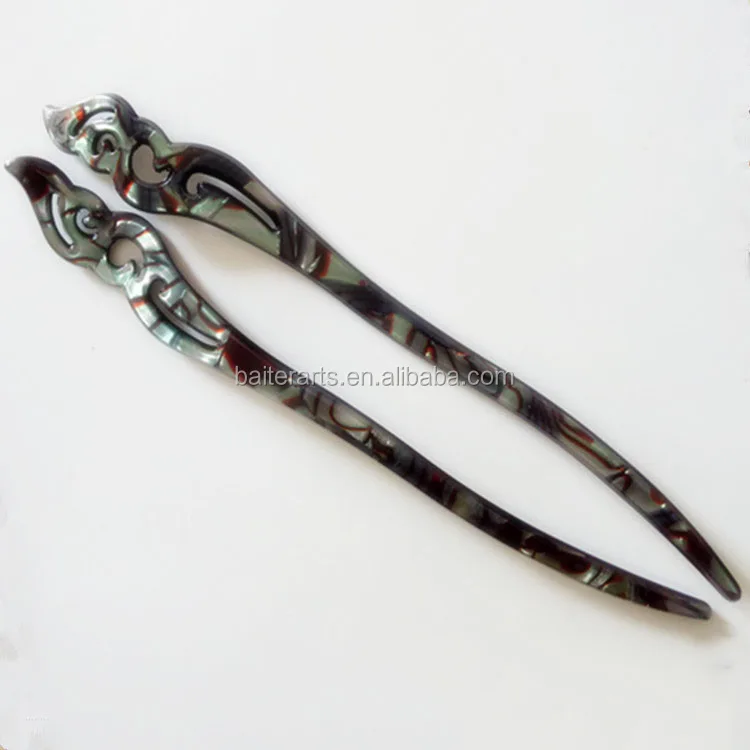 
Personalized Retro Hair Accessories Cellulose Acetate Acrylic Hair Pin Hair Stick For Women 