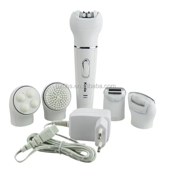 5 in 1 callus remover with lady shaver epilator facial cleaning brush facial massager