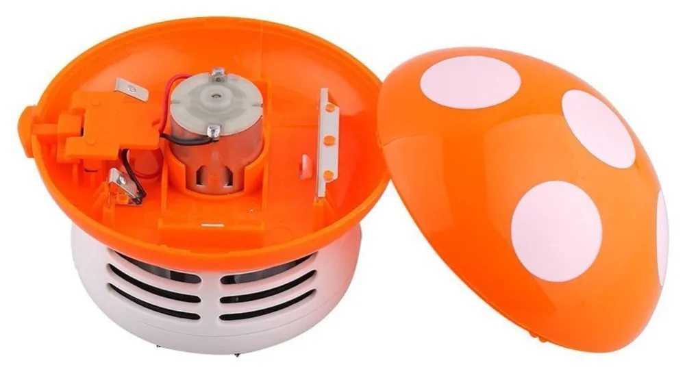 Cute Portable mushroom cartoon Mini Desktop Vacuum Desk Dust Cleaner
