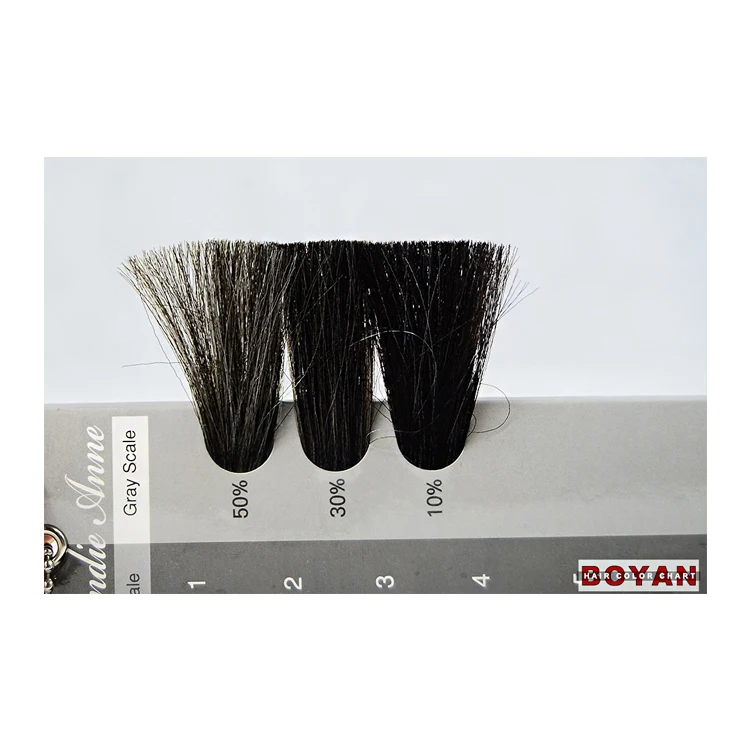 Hair dye color swatch tag with exquisite design for hair cream