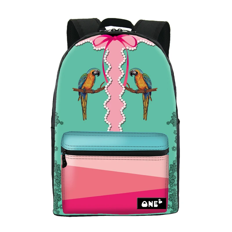 ONE2 Design new models cartoon fashion school bag backpack for teenage girls