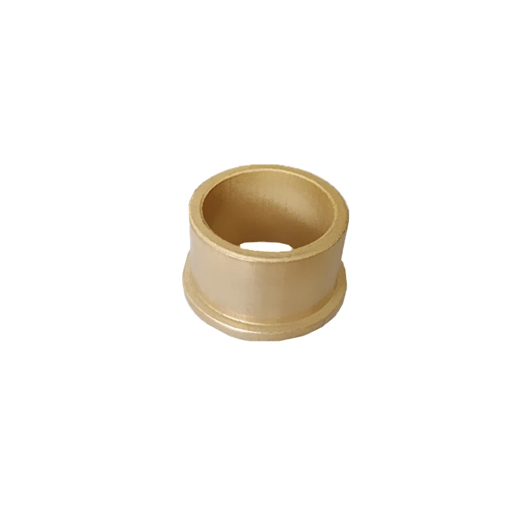 
bushing factory OEM porous oil impregnate sintered bronze based flange bush bearing 