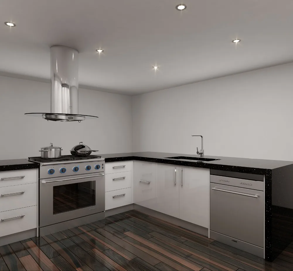 High Gloss Kitchen Cabinet with Hardware for Kitchen from Jiangsu, China