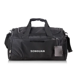 SG8015 Factory Custom Logo Sport Gym Duffel Bag with Shoe Compartment Waterproof  Fitness Equipment and Accessories Organizer