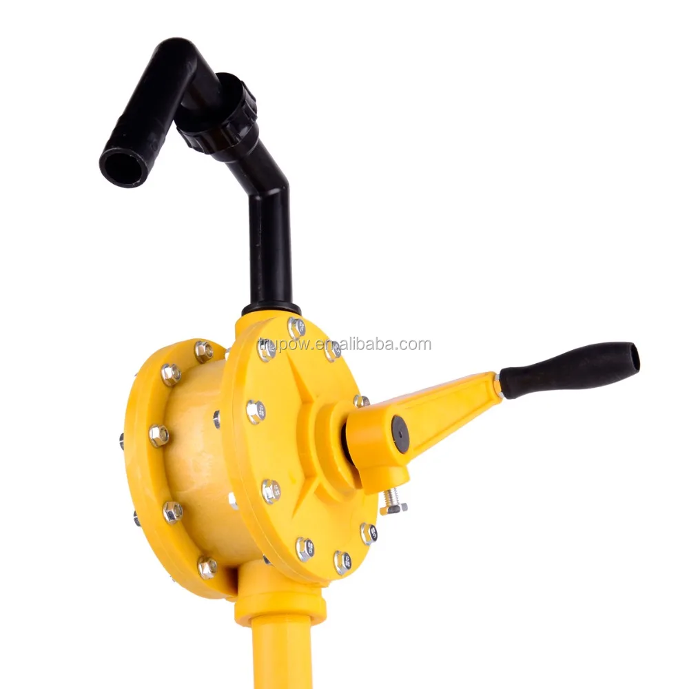 China supply chemical resistant plastic rotary hand barrel drum pump for oil RP90P