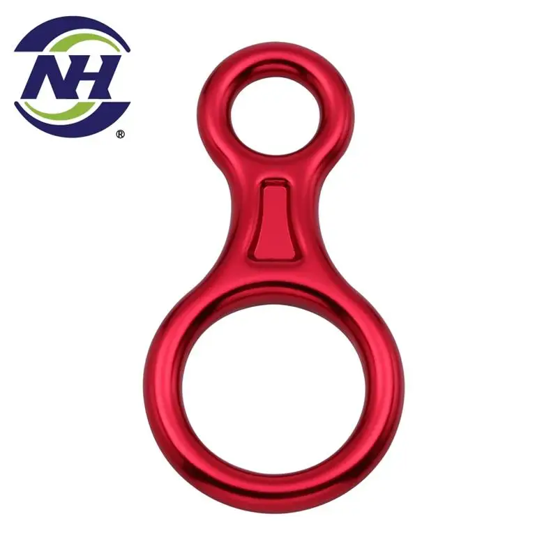 Aluminum Alloy rappelling descender figure 8
