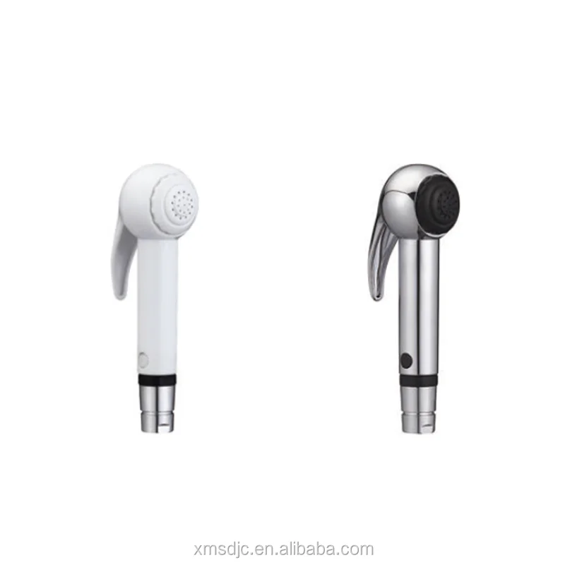 
Chrome Or White Color Nice Design Single Function Handheld Shower Head Spray Gun for Bathroom Accessories 