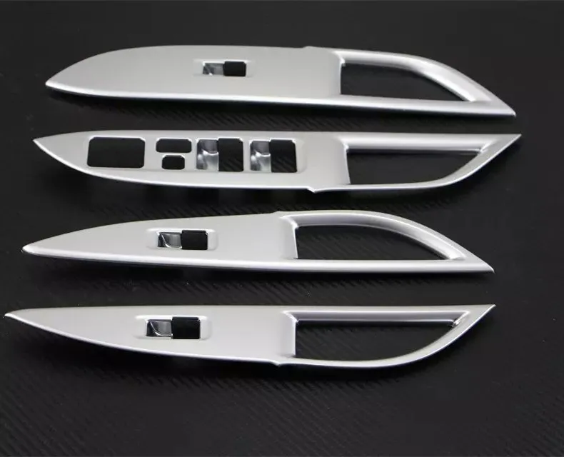 Interior moulding trim 3D Interior Car Window Lift Switch Styling Trims For Mitsubishi Outlander 2016 2017 Accessories