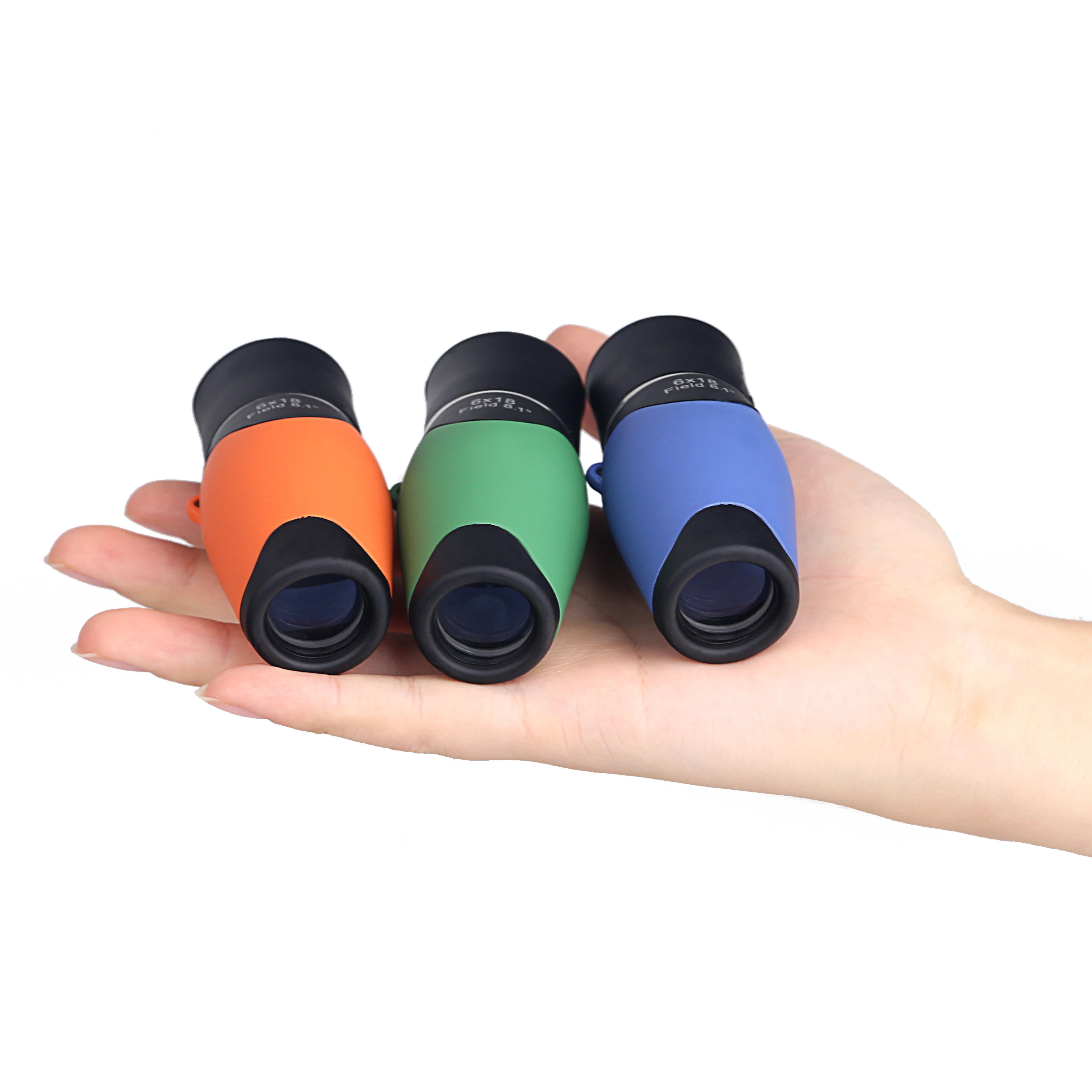 BIJIA 6x18 Мини Портативный и мощный телескоп для детей и взрослых Монокуляр для спорта, концертов, театра, оперы, ТВ-лупа, рыбалки