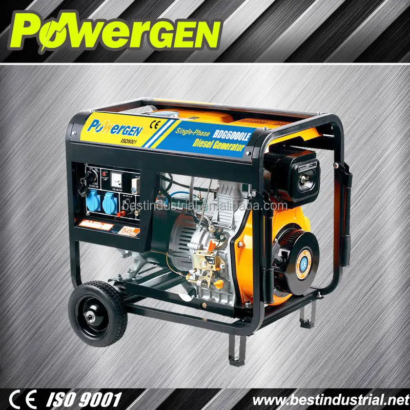 Лидер продаж! Малогабаритный дизельный генератор с воздушным охлаждением мощностью 6 кВт для домашнего использования