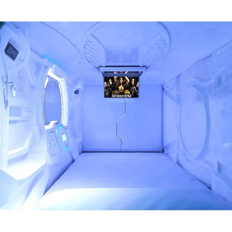 modern Japan capsule bed hostel bed sleeping box space pods bunk bed prefab mini room for airport office modular room