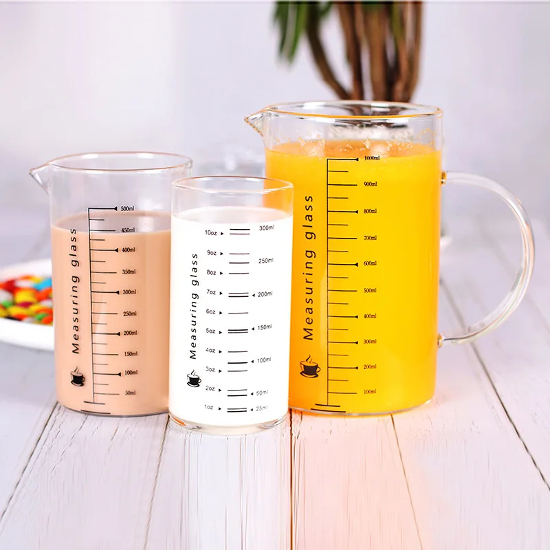 
wholesale 10ml 25ml 50ml 100ml 200ml 250ml 500ml 5000ml Graduated beaker 