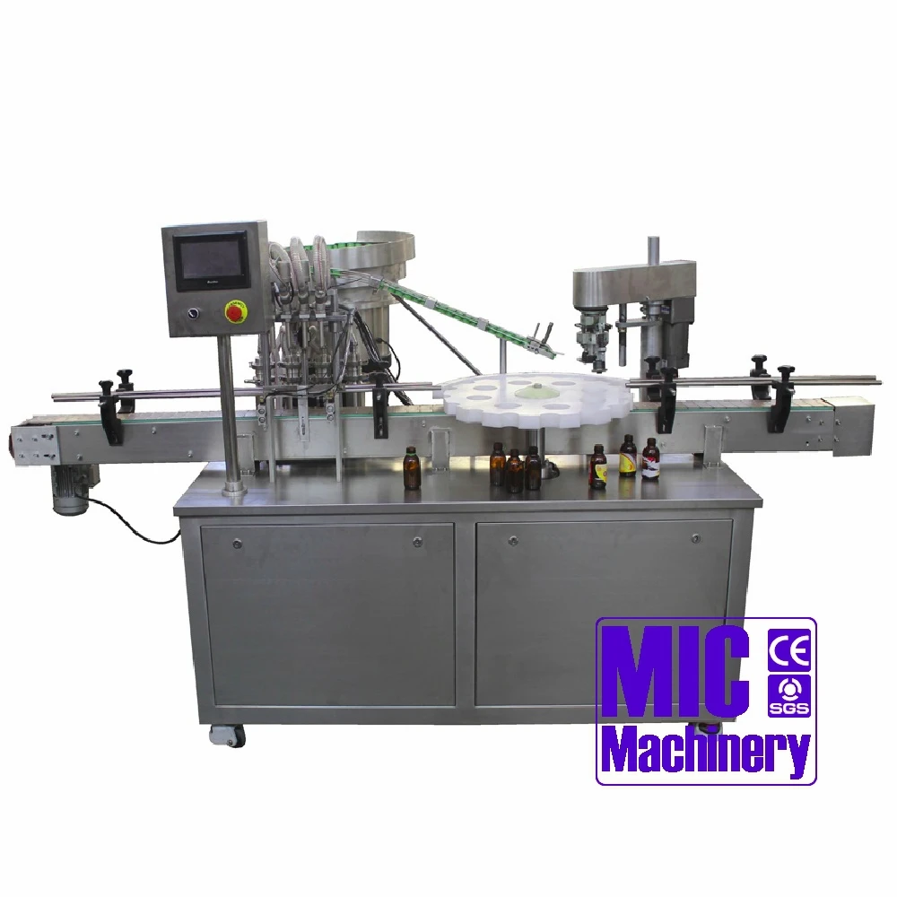 Mic-b30 ротовой жидкости розлива и укупорки машина сироп наполнения и запайки