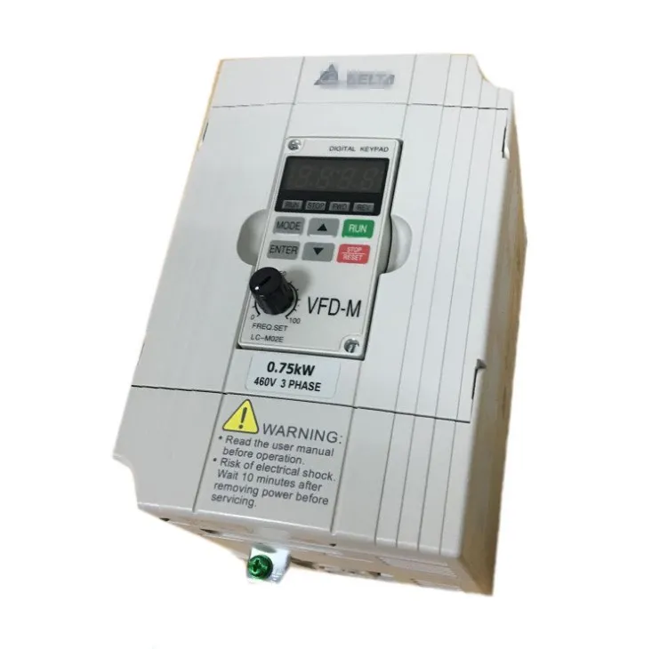 Discount price VFD-M series VFD015M21A 1.5kw 2hp inverter 220v 380v three phase converter