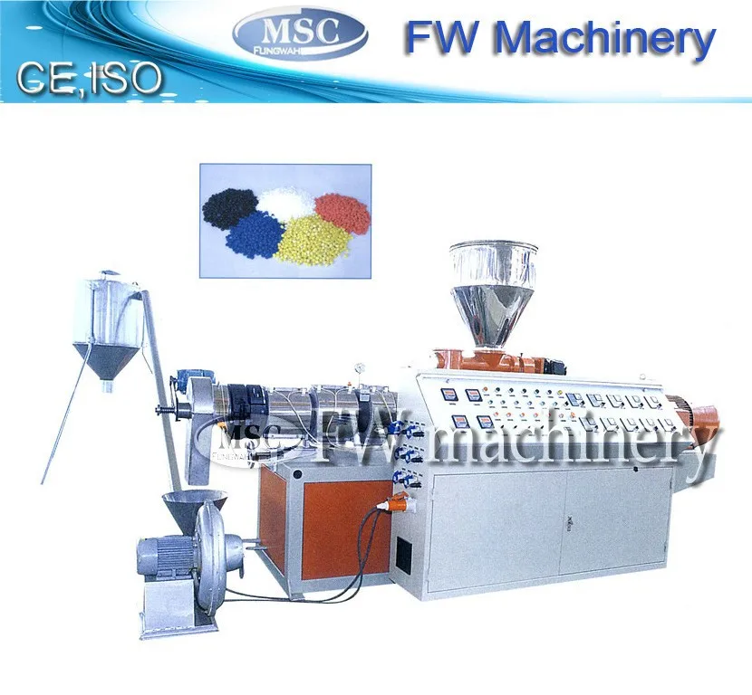 Лидер продаж, рециркулированная линия гранулирования ПВХ, оборудование для гранулирования пластиковых гранул