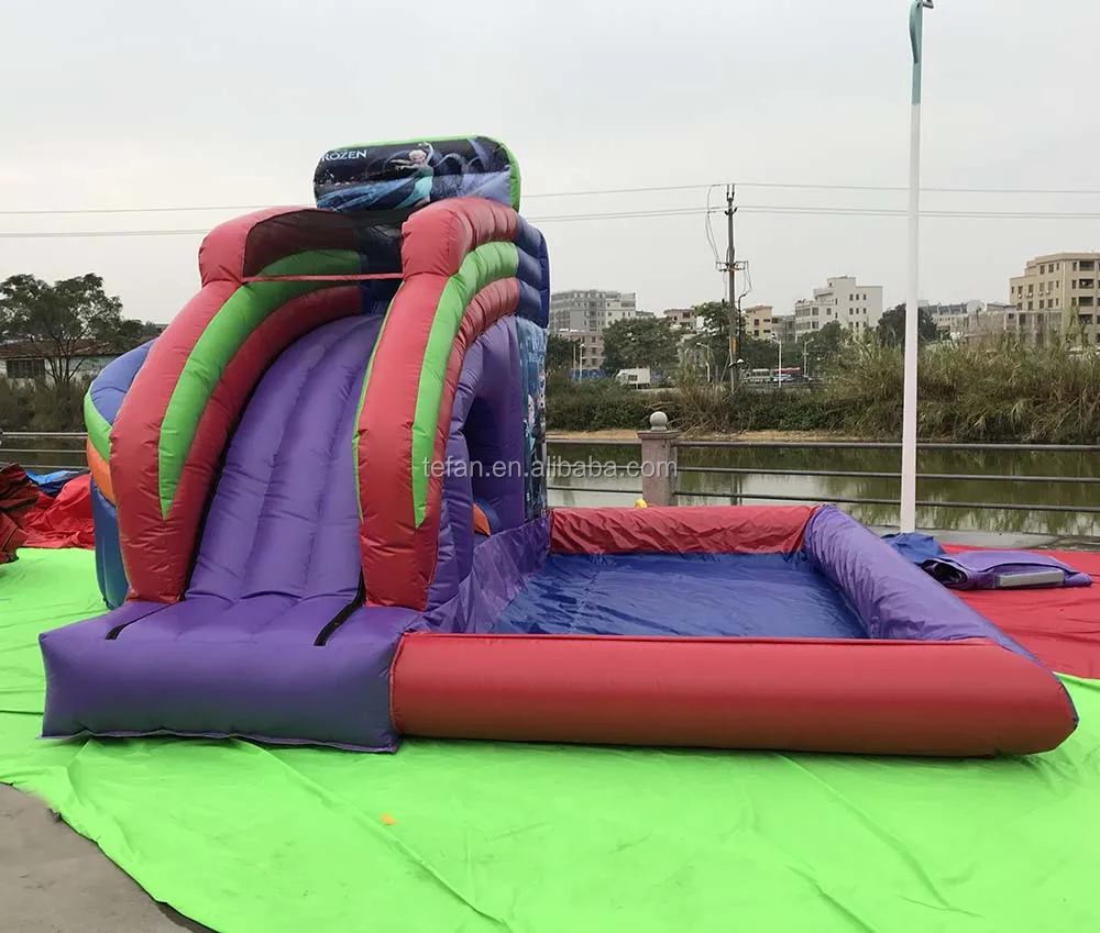 Giant bouncing castle inflatable bouncer air slide for kids